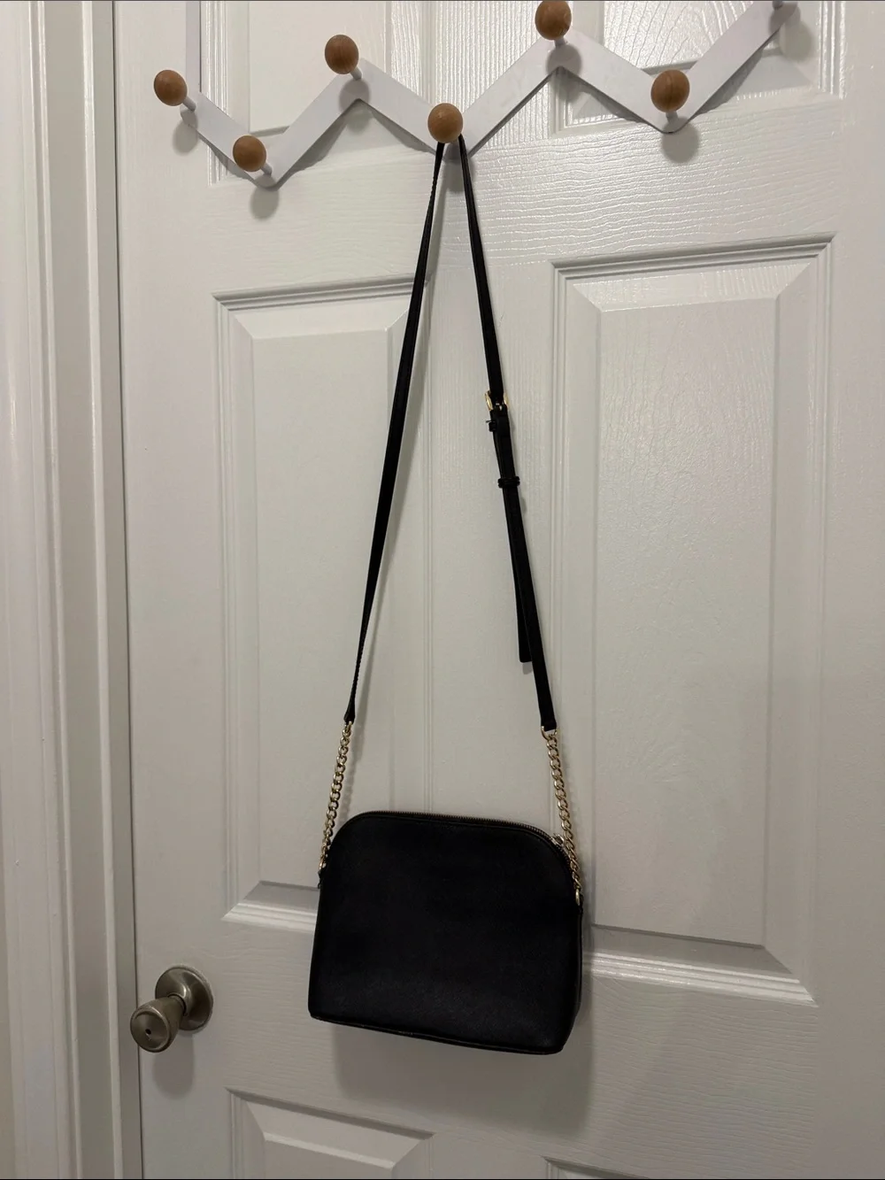 Michael Kors Cindy crossbody handbag black leather
